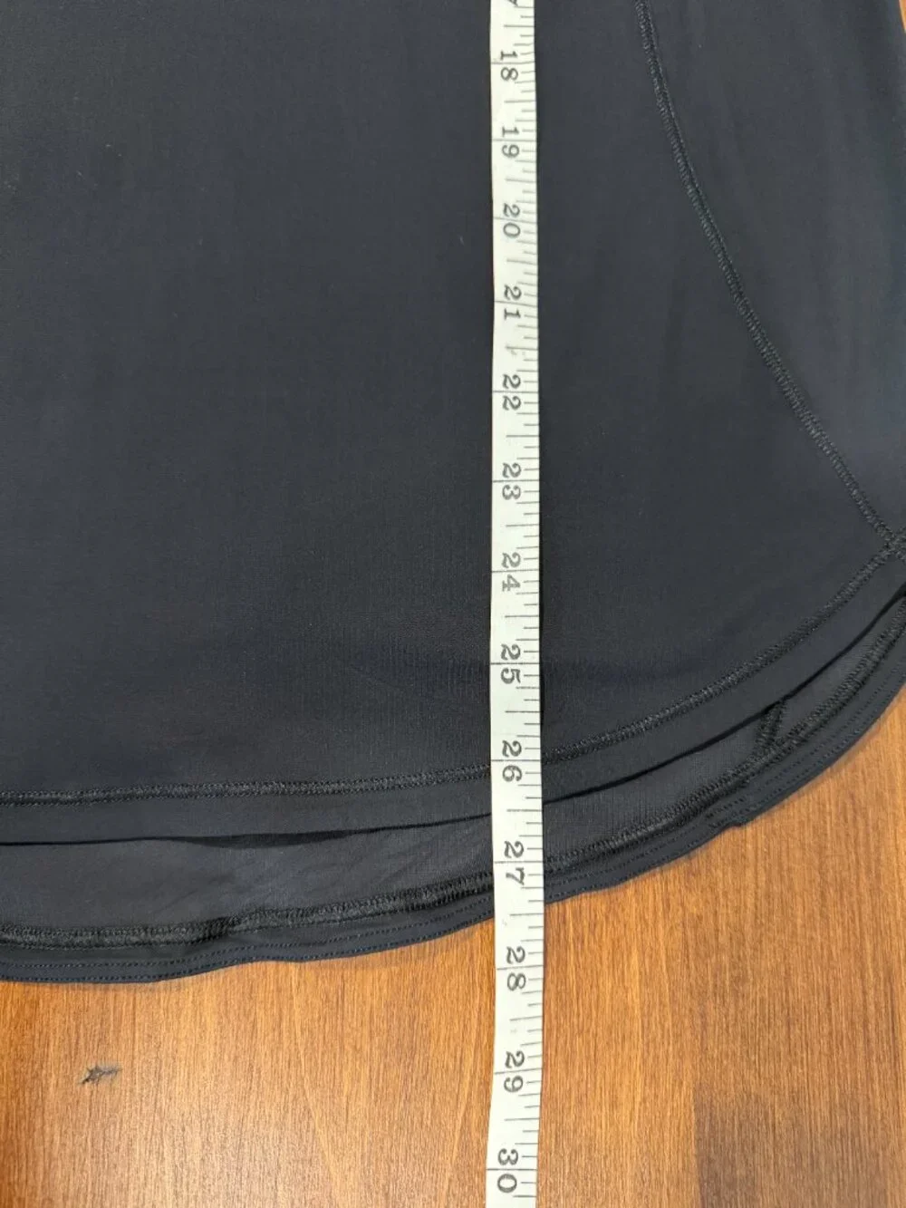 Lululemon Sculpt Tank Top Black Mesh Back Activewear Running Training Womens 6